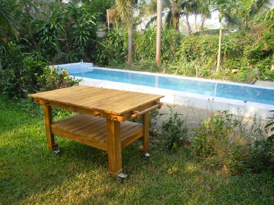 BBQ cart by teak