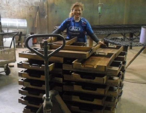 Serving trays (girls not included) 