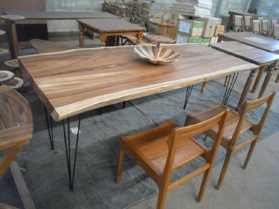 Acacia live edge table