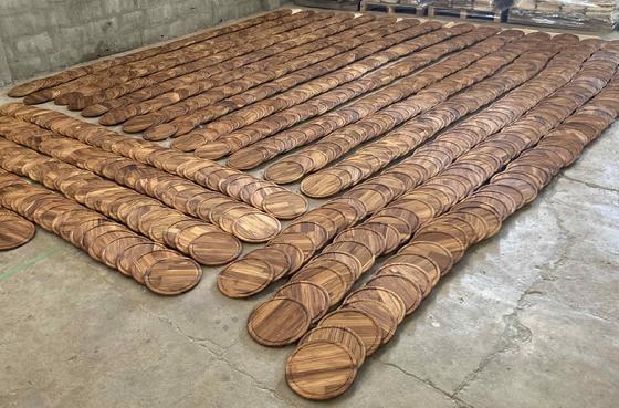 FJ Teak plates - Similarly as by acacia 